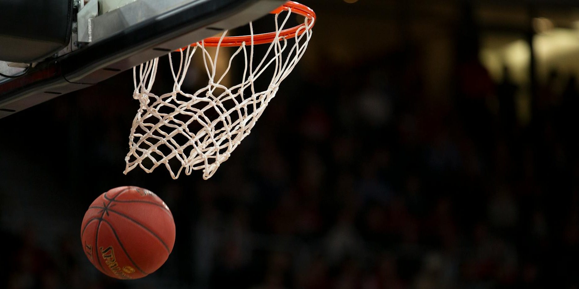 basketball hoop in basketball court