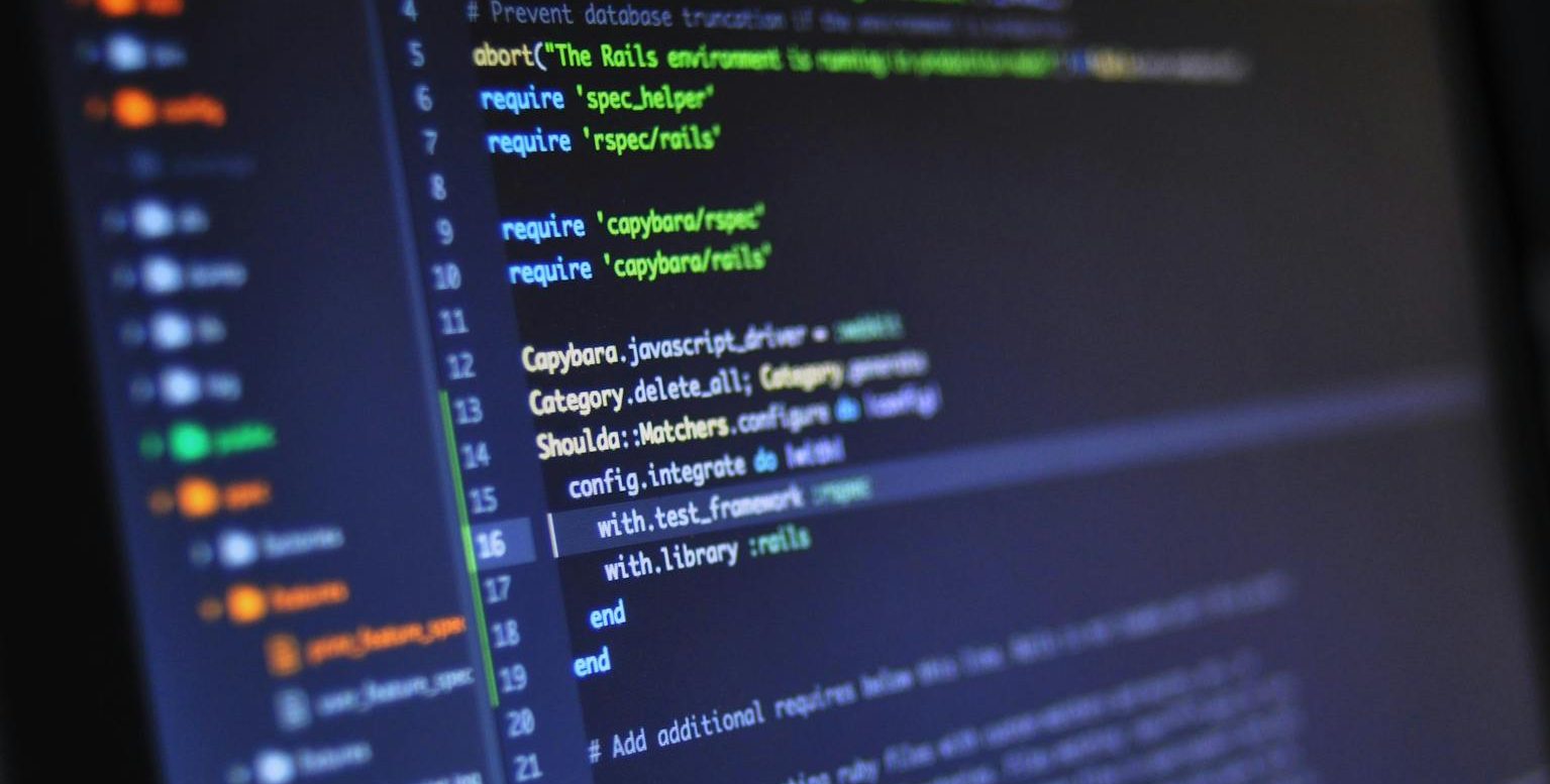 close up photo of programming of codes