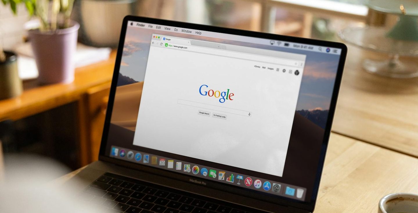 a person using a laptop