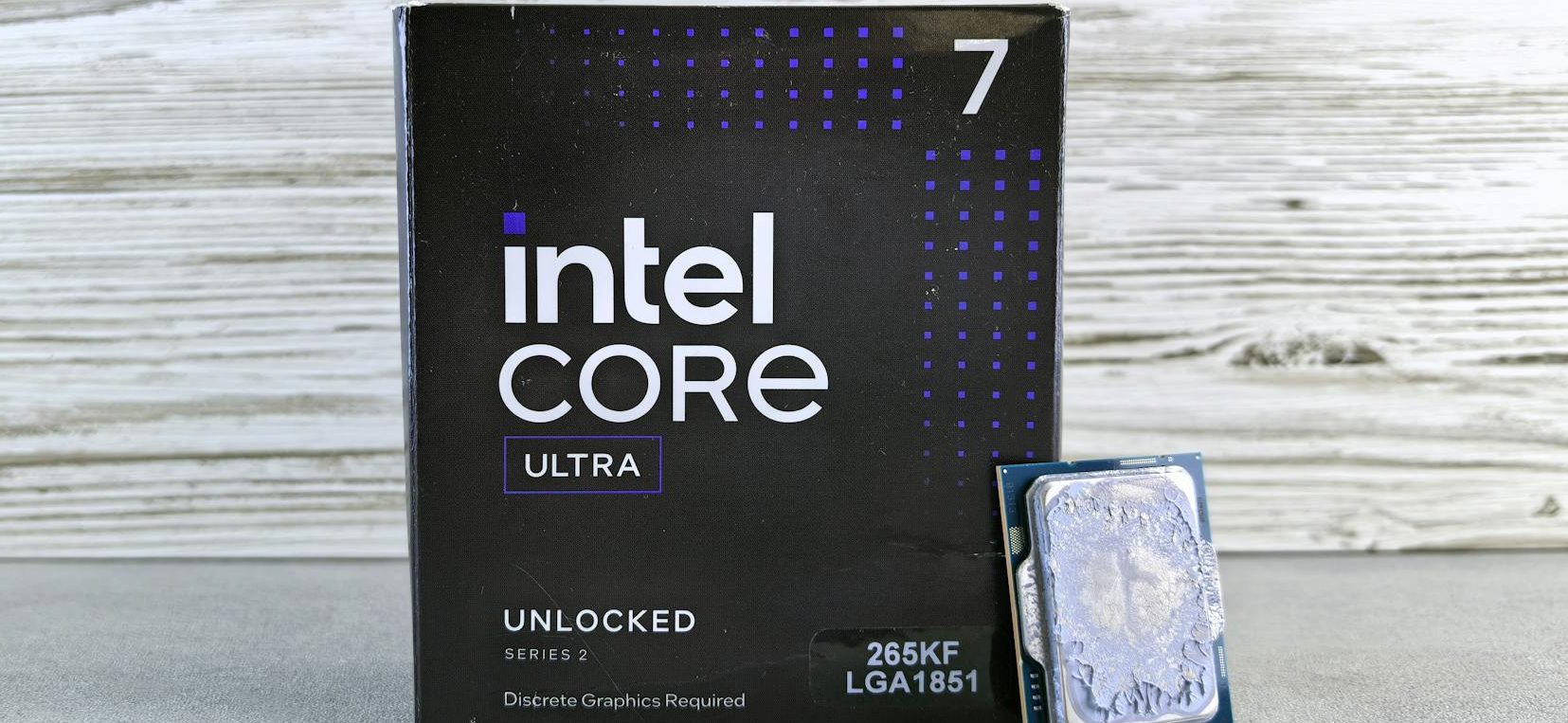 high performance intel core ultra cpu on display